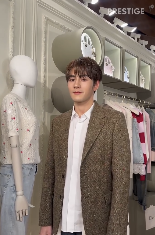 Jeffrey Ngai at the Dior SS26 Pop-up store at K11 Musea.